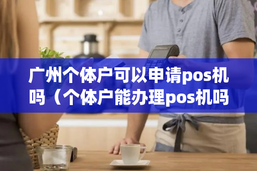 广州个体户可以申请pos机吗（个体户能办理pos机吗）-第1张图片-银联POS机中心