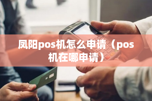 凤阳pos机怎么申请（pos机在哪申请）-第1张图片-银联POS机中心